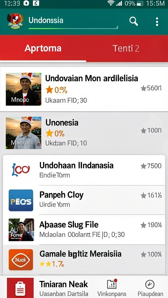 mainduit - Menampilkan berbagai level menantang yang tersedia.