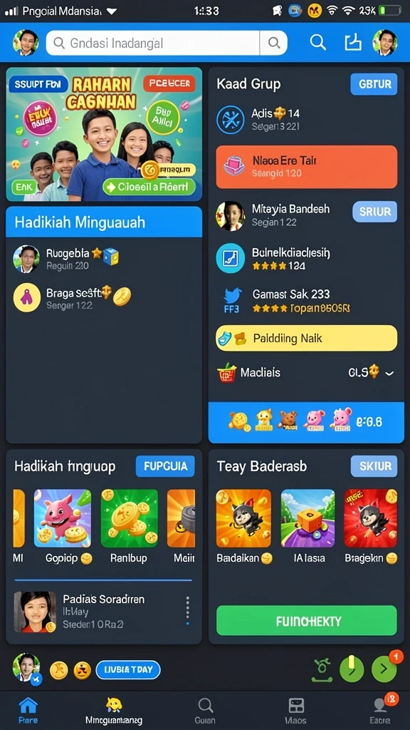 neko4d - Screenshot menunjukkan pemain menyelesaikan misi.