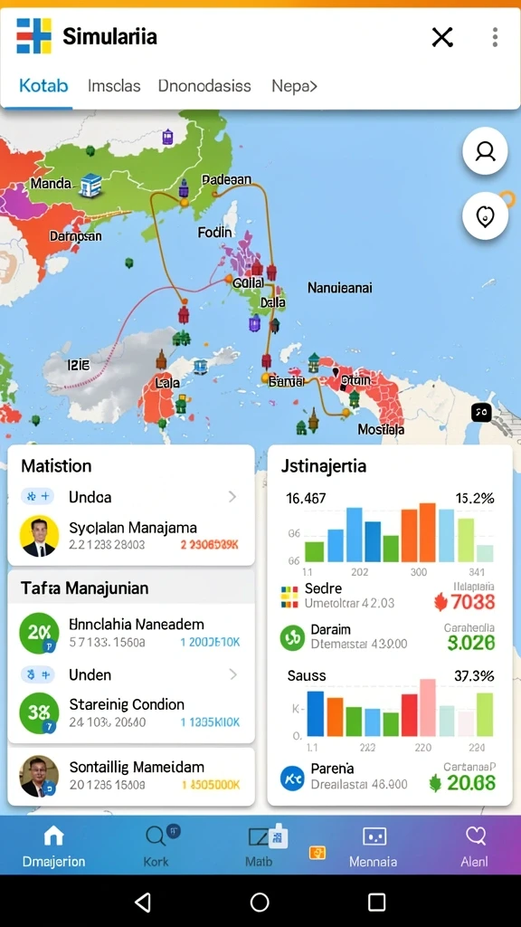 ollo4d - Salah satu level yang penuh tantangan dan seru.