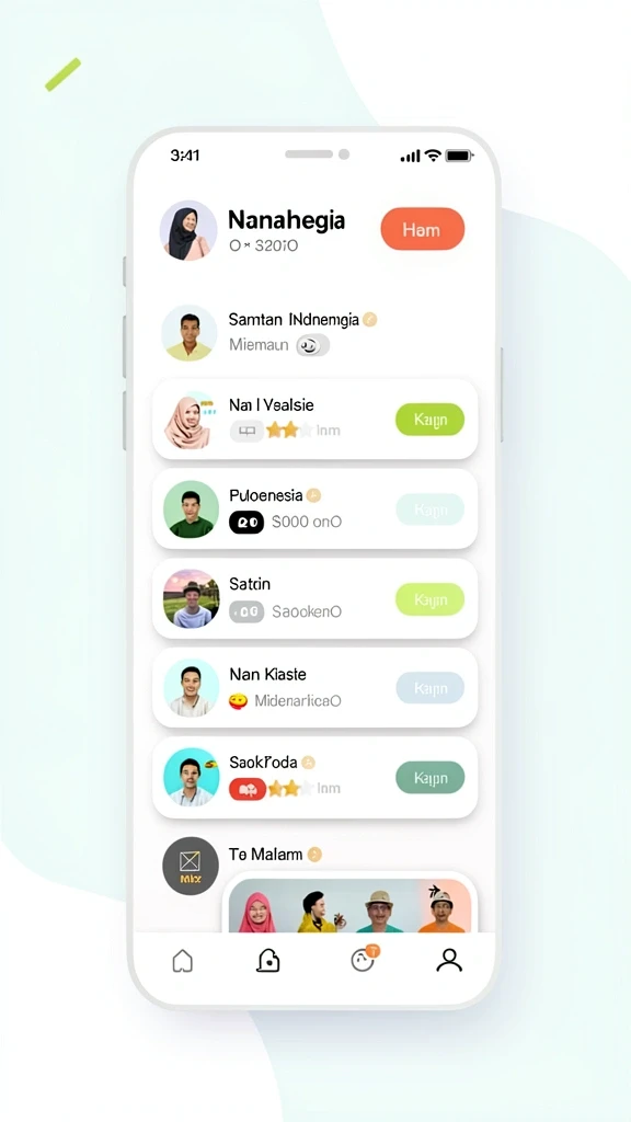 popwin - Tampilan antarmuka utama dengan grafis menarik.
