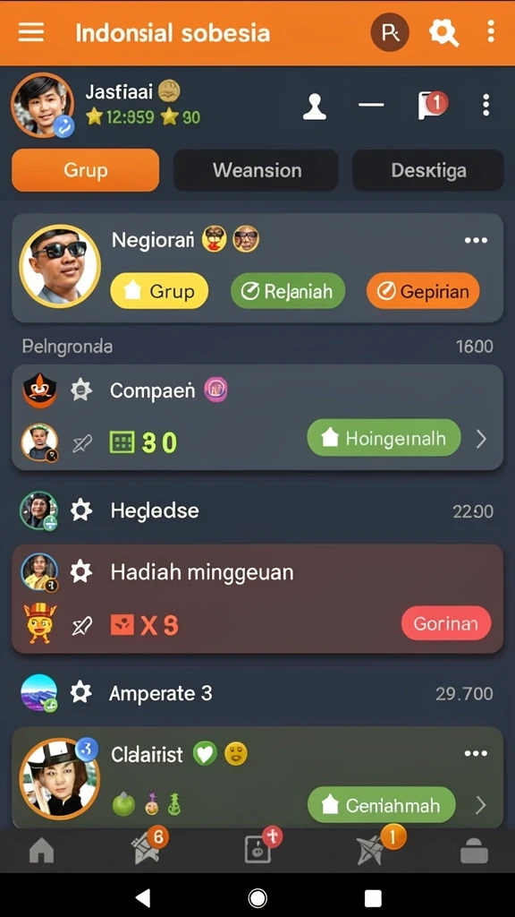 rich7 - Tampilan antarmuka yang menarik dan user-friendly.