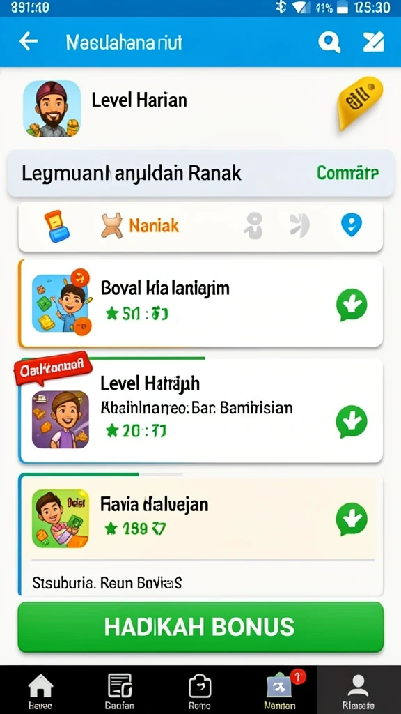y89 - Satu adegan aksi seru dari level menengah.